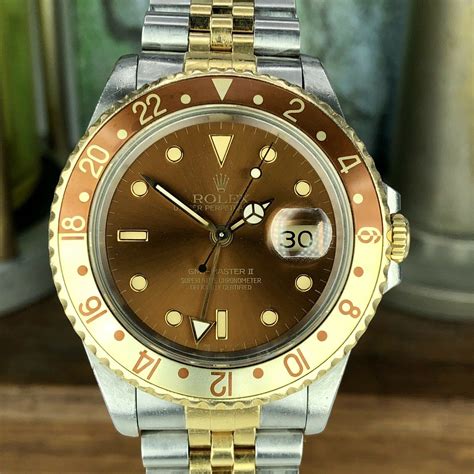 two tone gmt rolex|Rolex gmt master ii 16713.